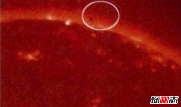 太陽(yáng)是外星人制造的？地球大小的ufo在太陽(yáng)上穿梭自如