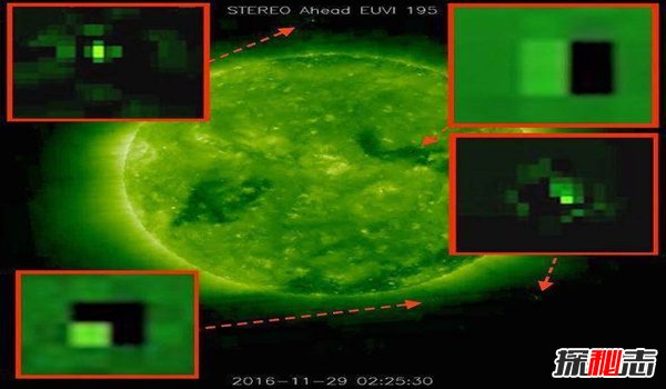 太陽(yáng)是外星人制造的？地球大小的ufo在太陽(yáng)上穿梭自如