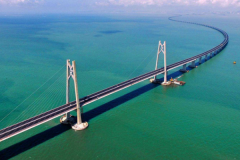 世界最長跨海大橋：港珠澳大橋 全長55公里(橫跨伶仃洋)